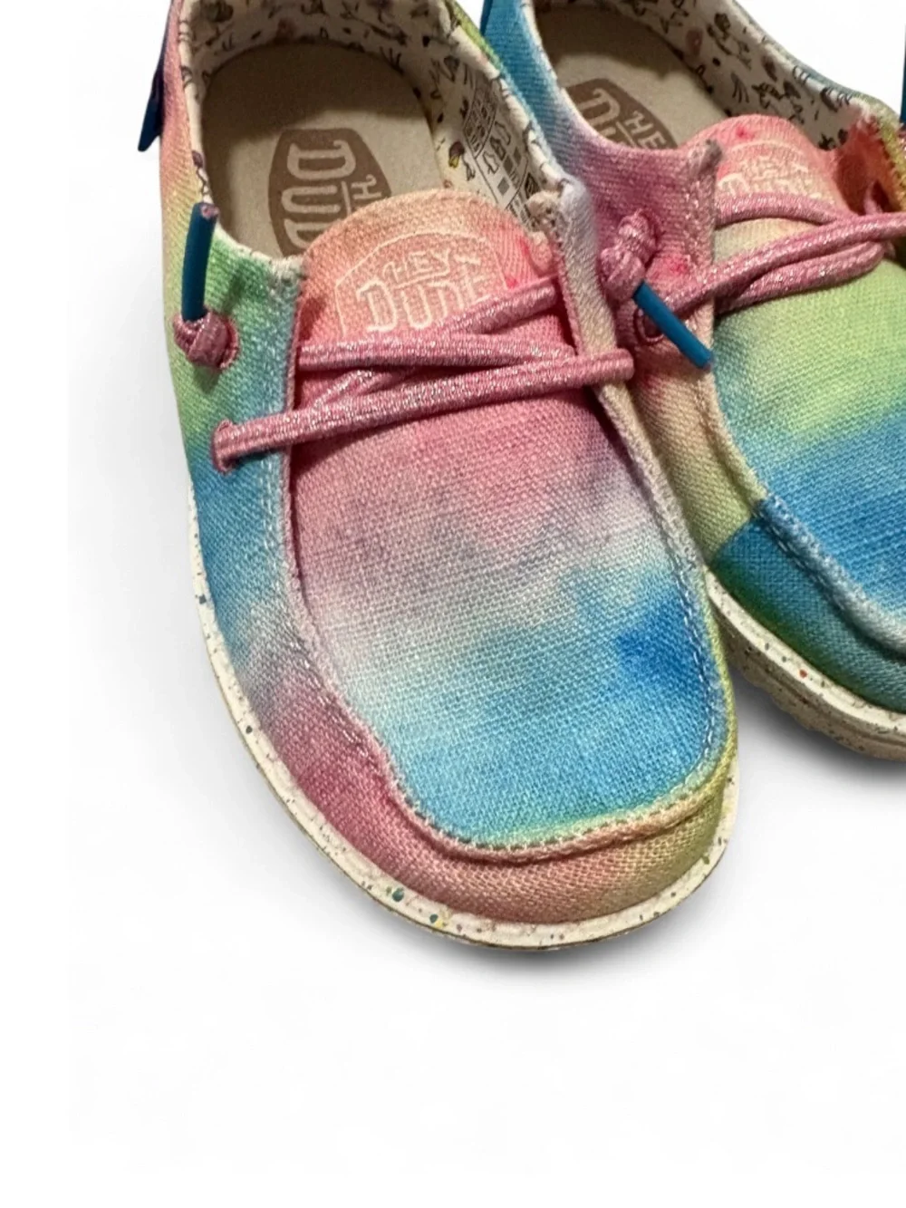 Hey Dude Wendy Toddler Dreamer Tie Dye Slip-On Moc-Toe Shoes